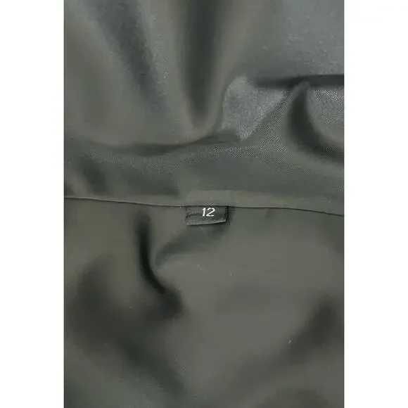 BIRGER CHRISTENSEN Worlds Finest Dark Ranch Mink Fur Mid Length Swing Coat Sz 12 - Picture 11 of 16